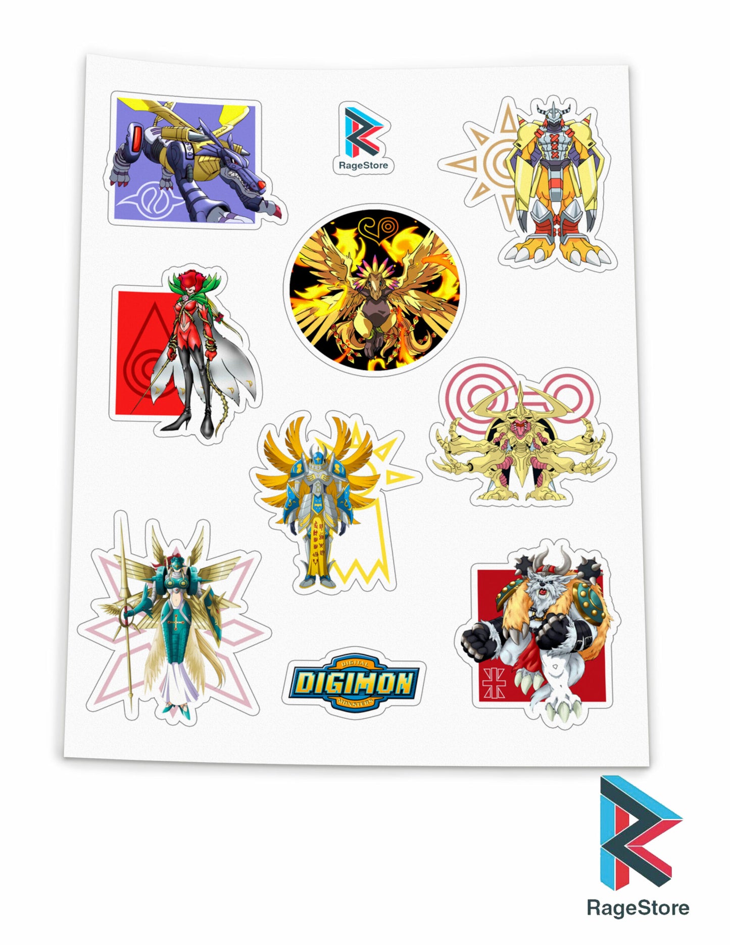 Stickers Nivel Mega - Digimon