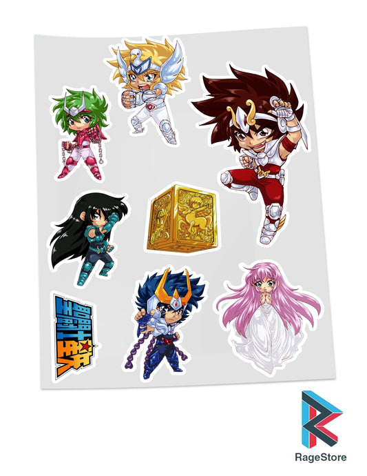 Stickers Saint Seiya Chibi