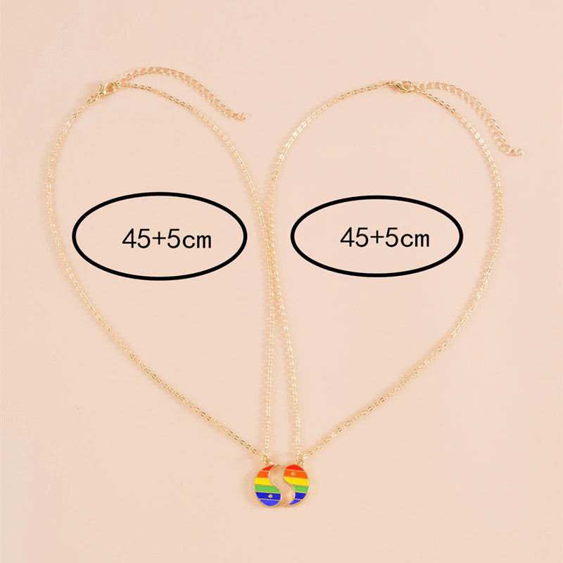 2x Collares para pareja Love pride