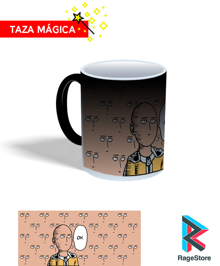 Taza mágica Ok - One Punch Man