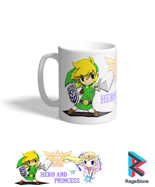 Taza Hero And Princess - The Legend of Zelda