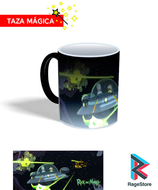 Taza mágica Space Chaos - Rick And Morty