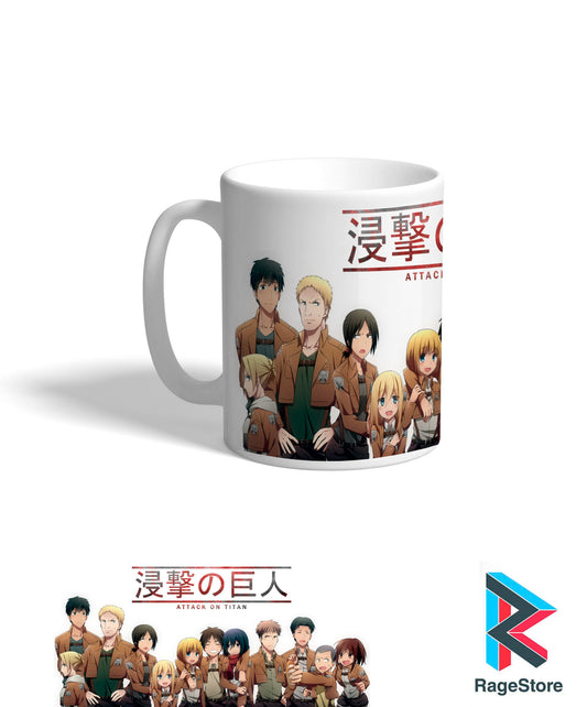 Taza SNK Personajes