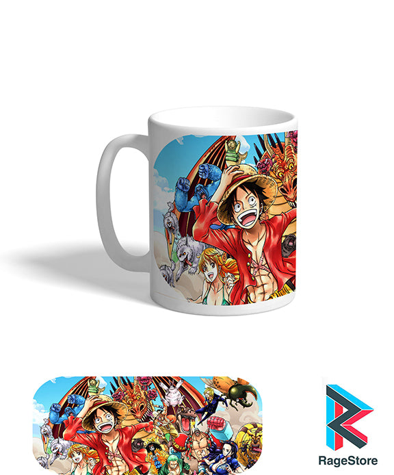 Taza Todos Para Uno - One Piece