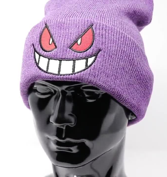 Beanie gorro de Gengar v1 (claro)