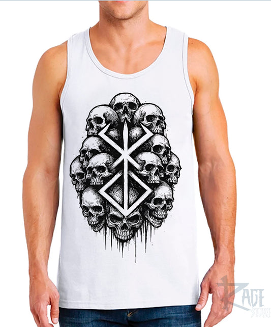 Camiseta Berserk cráneos