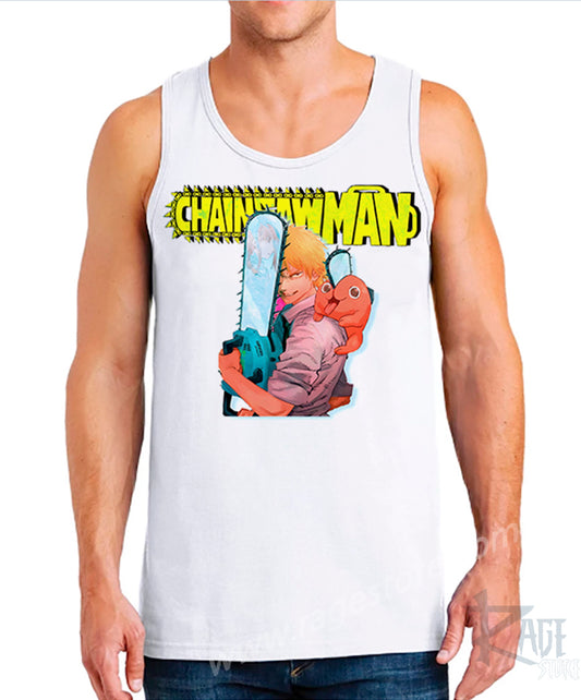 Camiseta Denji y Pochita Chainsaw man