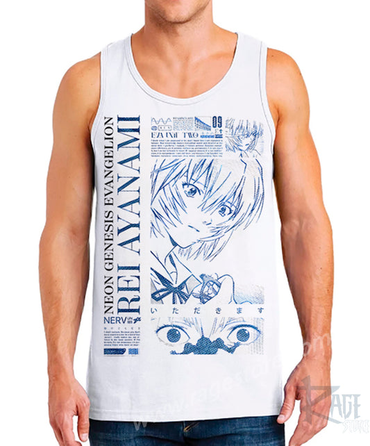 Camiseta Rei Ayanami story - Evangelion