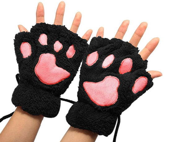 Guantes de gato sin dedos