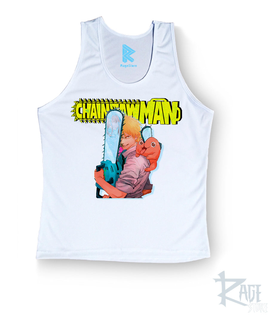 Camiseta Denji y Pochita Chainsaw man