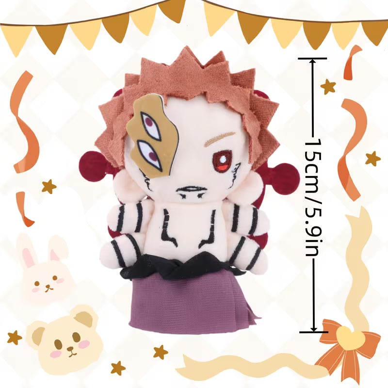 Peluche de Sukuna transformado - Jujutsu Kaisen (15 cm)