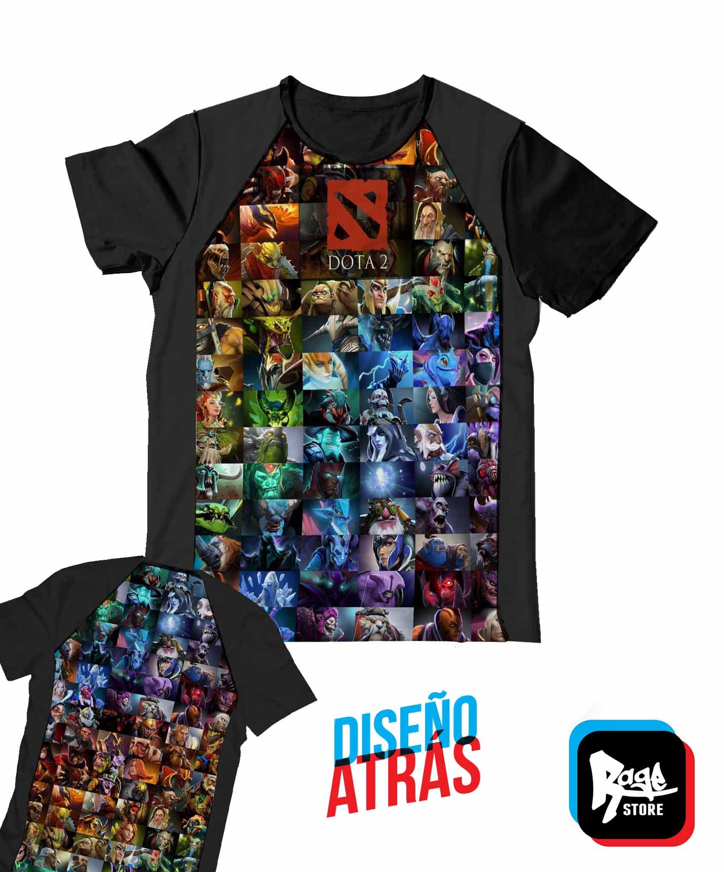 Dota 2 Heroes - Playera estilo deportiva