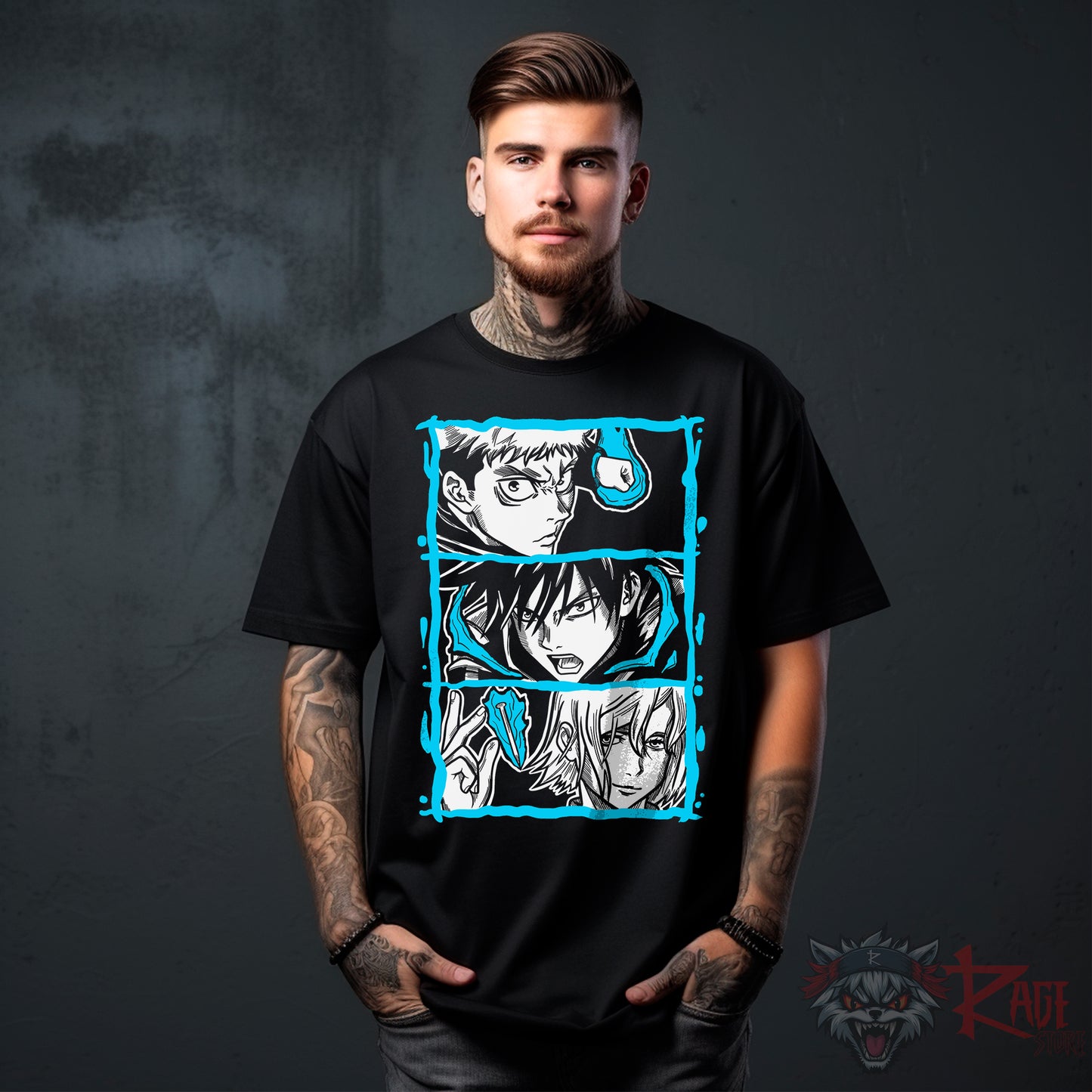 Estudiantes Yuji, Nobara y Megumi (dtg) - Jujutsu Kaisen