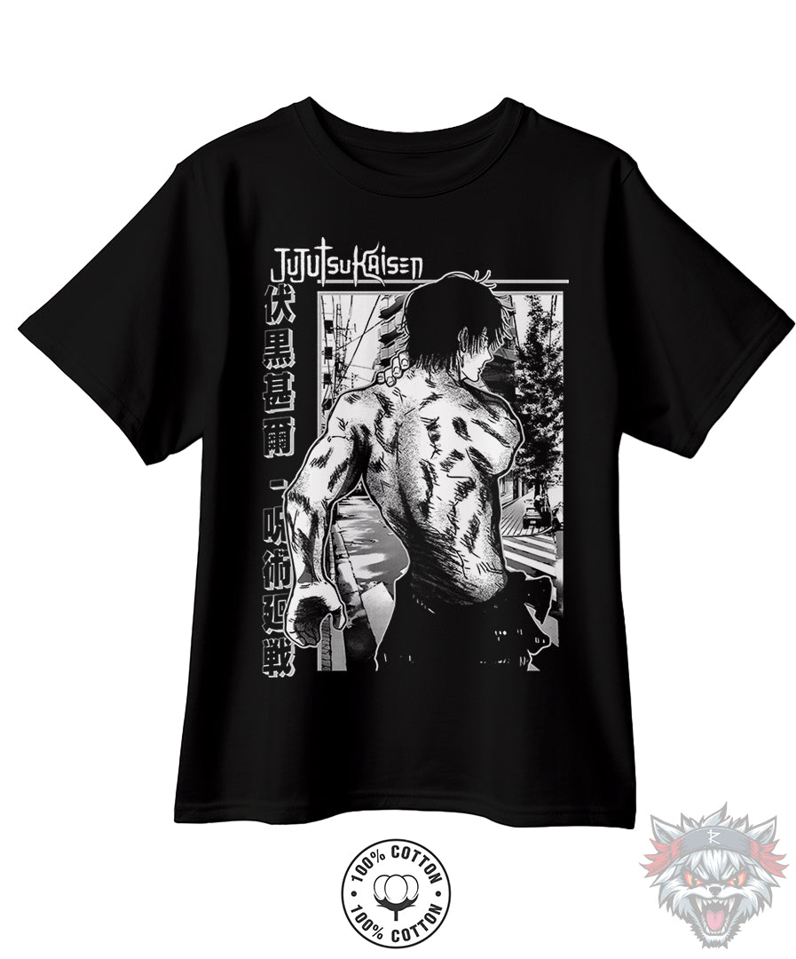 Toji Fushiguro guerrero (100% Algodón, serigrafía) - Jujutsu Kaisen