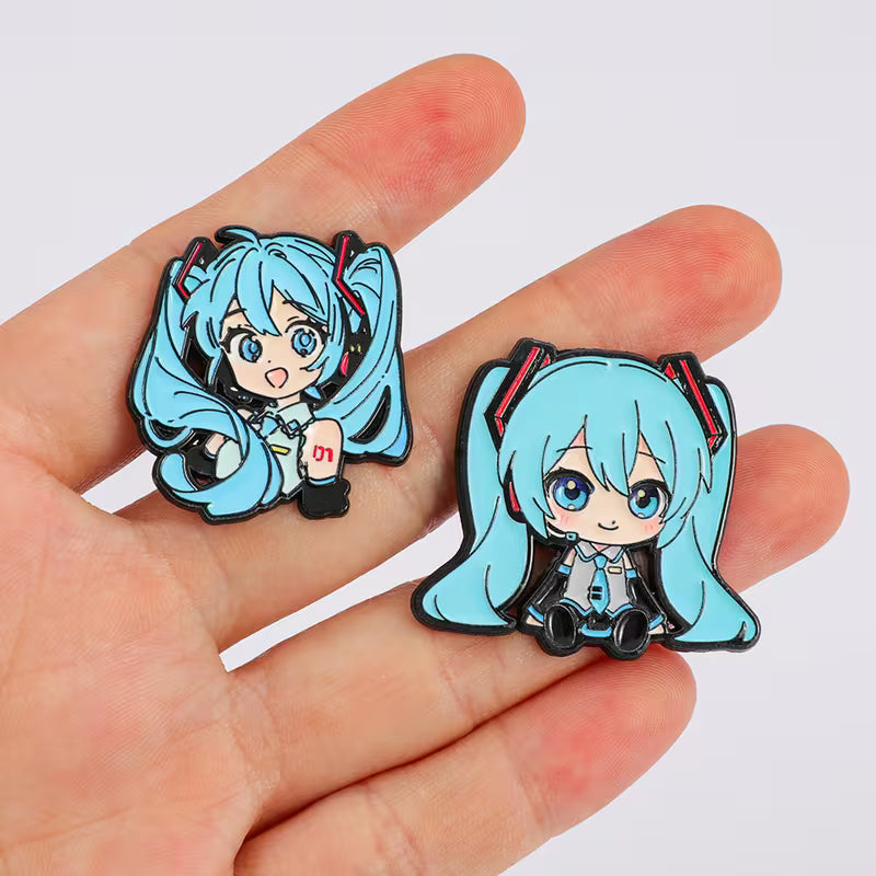 1x Pin de Hatsune Miku (Elige tu diseño)