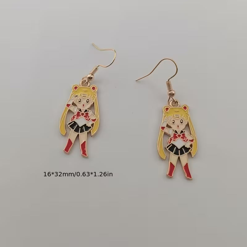 2x Aretes Usagi Tsukino Serena - Sailor Moon
