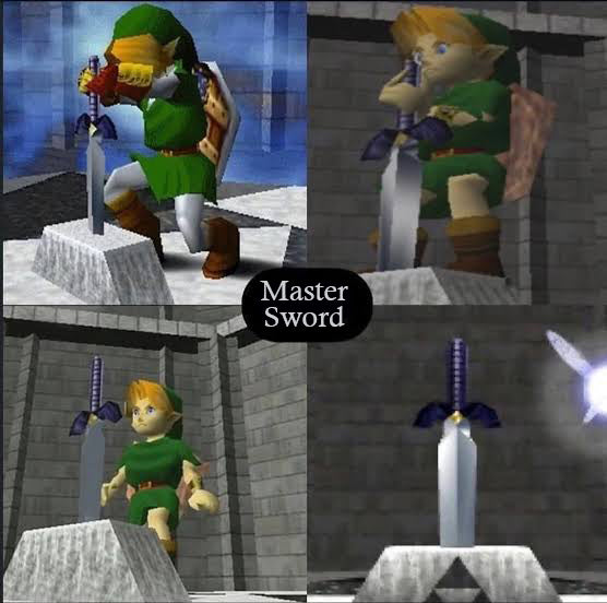 Espada Maestra Ocarina of Time - Zelda