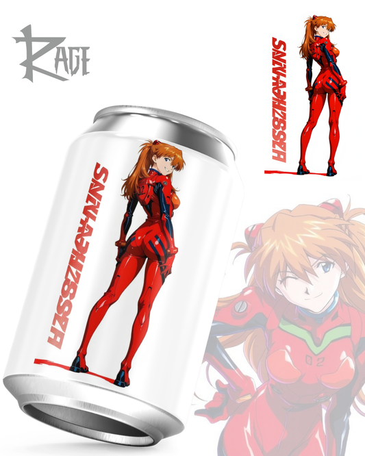 Pachón tipo lata de Asuka Langley - Evangelion