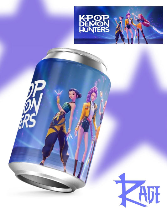 Pachón tipo lata Huntrix Kpop Demon Hunters
