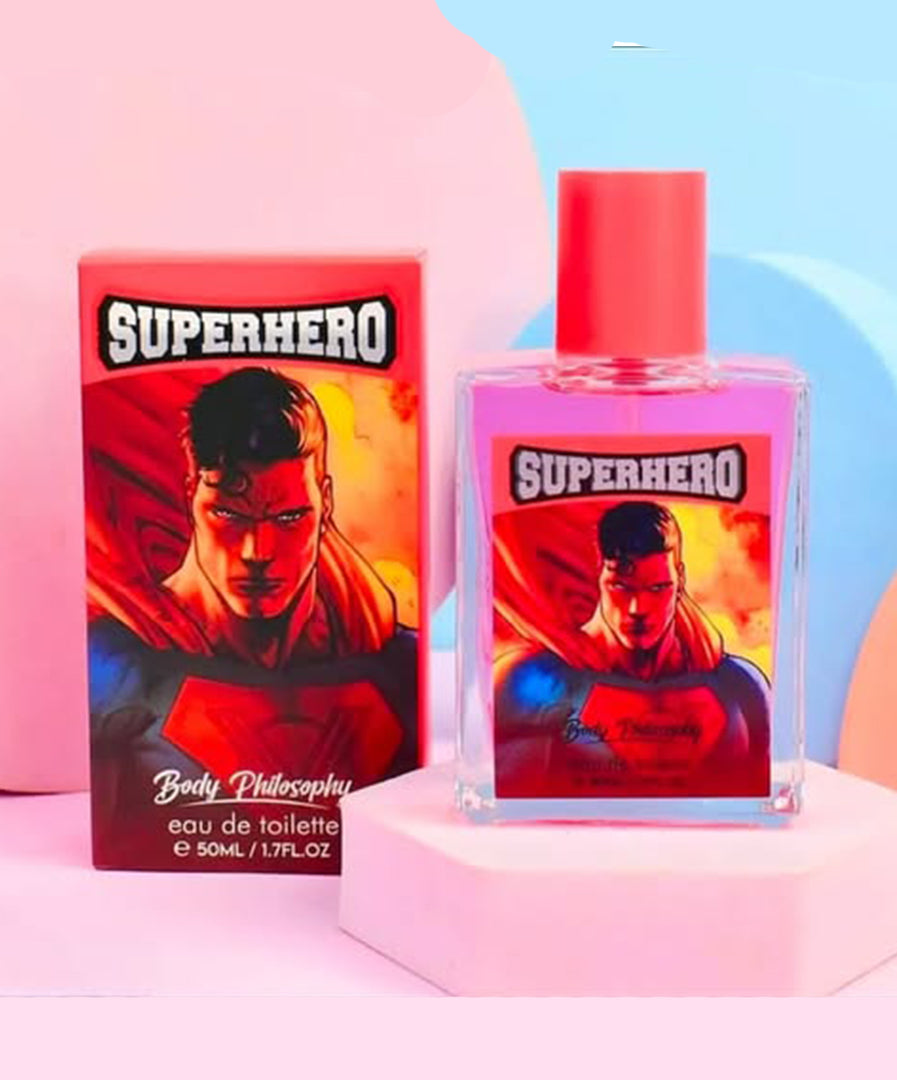 Loción /perfume Heroes Superman - Perfume para joven, 50mL