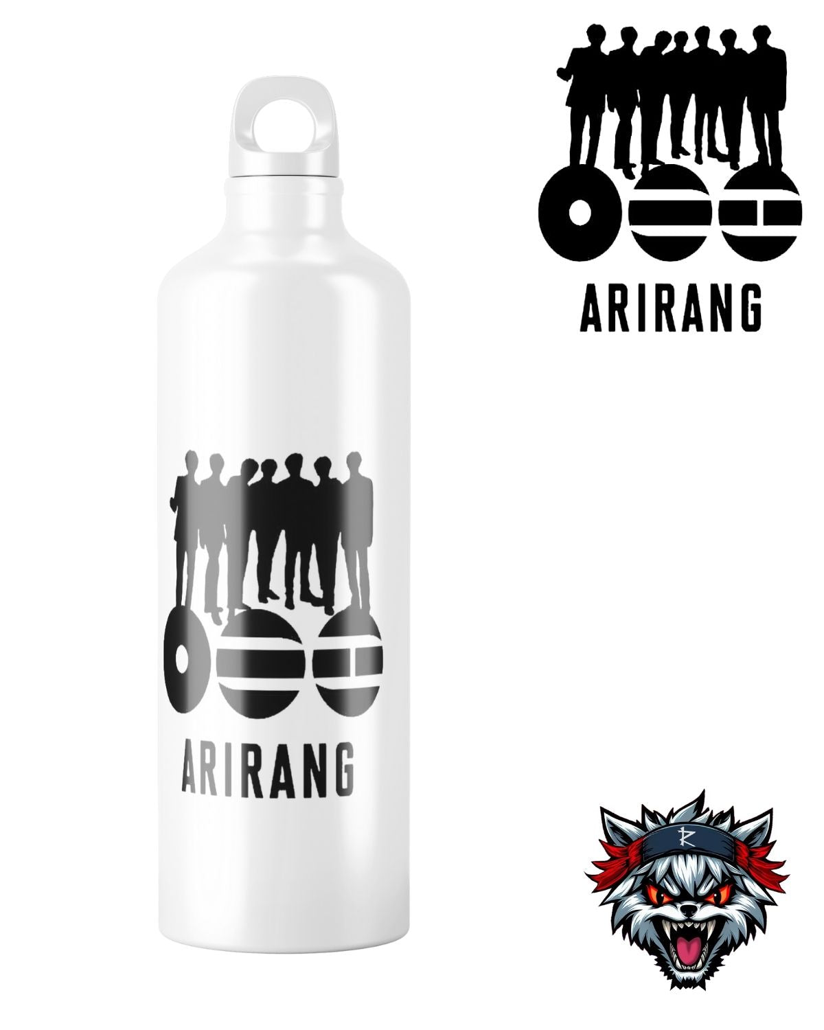 Pachón deportivo Arirang BTS (500mL y 750mL)
