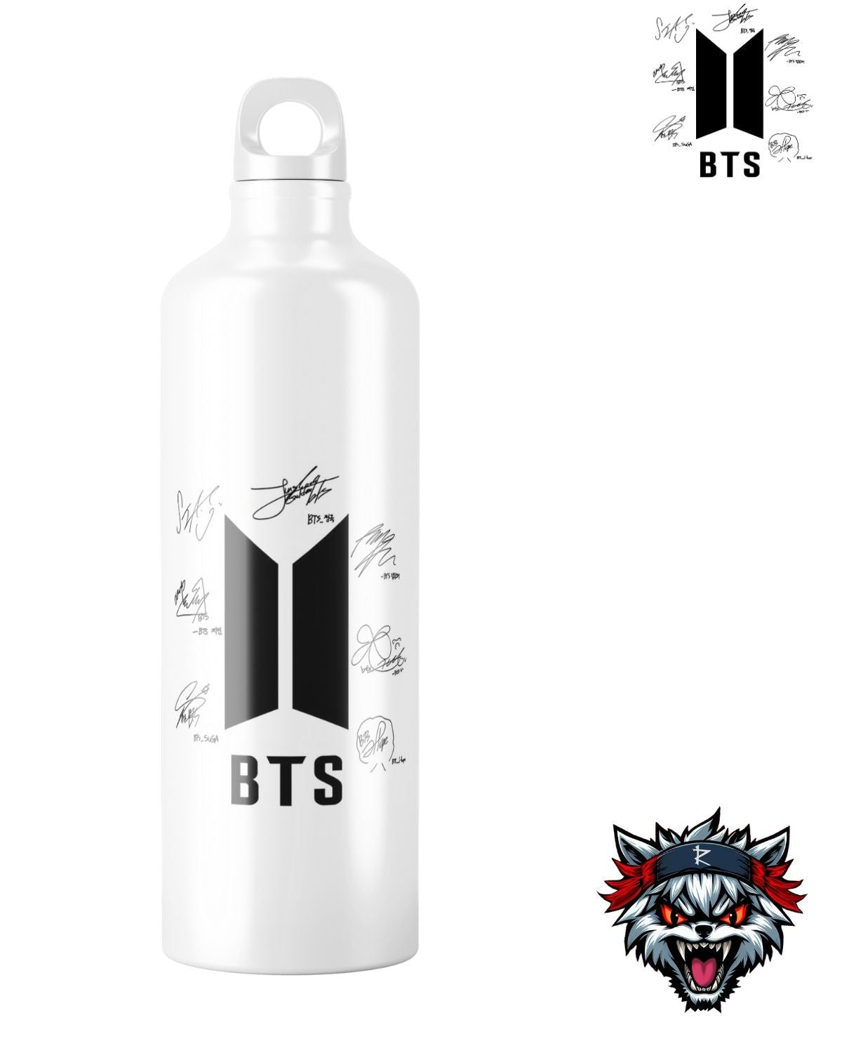 Pachón deportivo BTS firmas (500mL y 750mL)