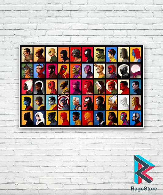 Poster Marvel Comics