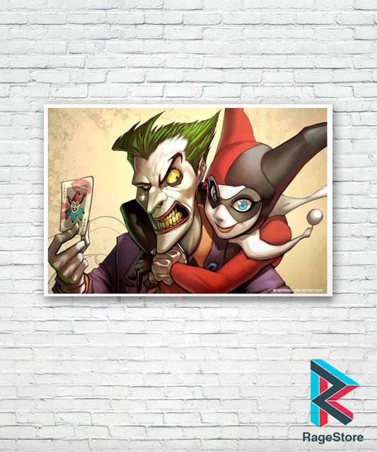 Poster Joker Y Harley