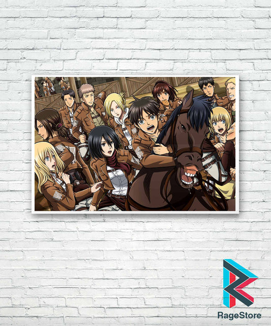 Poster shingeki no kyojin 2