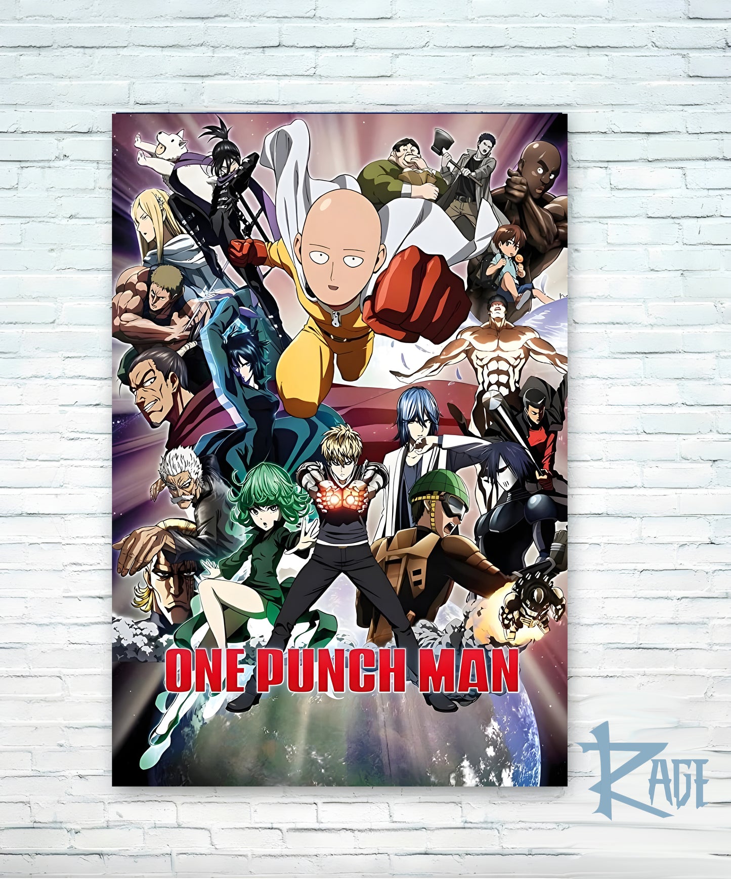 Póster One Punch Man legends (Papel Foto o Metálico)