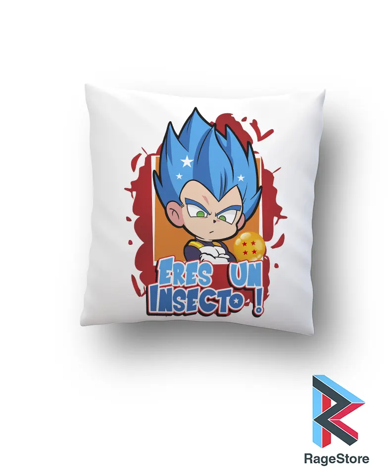 Almohada Vegeta Eres un Insecto - DBS