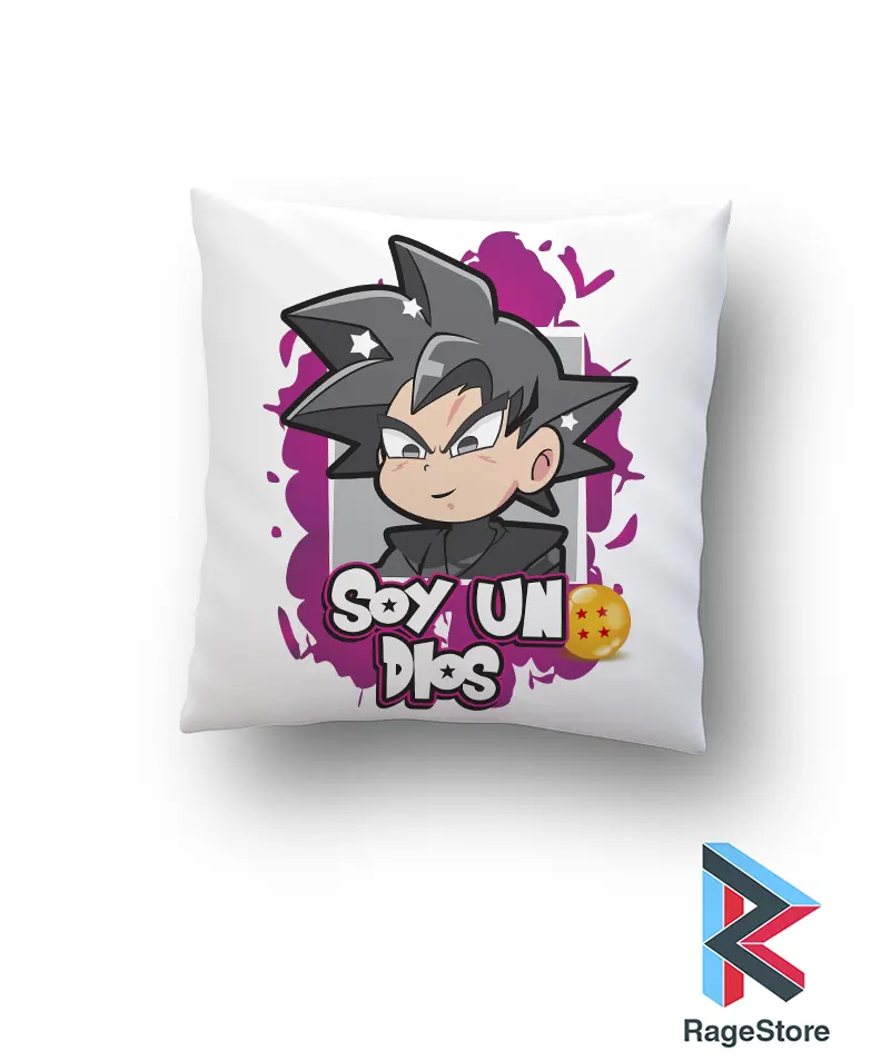 Almohada Black "Soy un Dios" - DBS