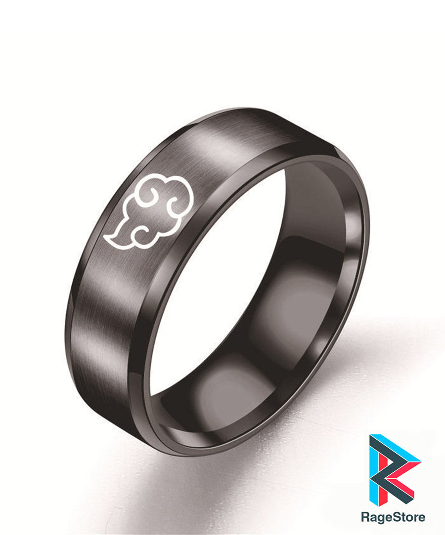 Anillo Akatsuki negro - Naruto