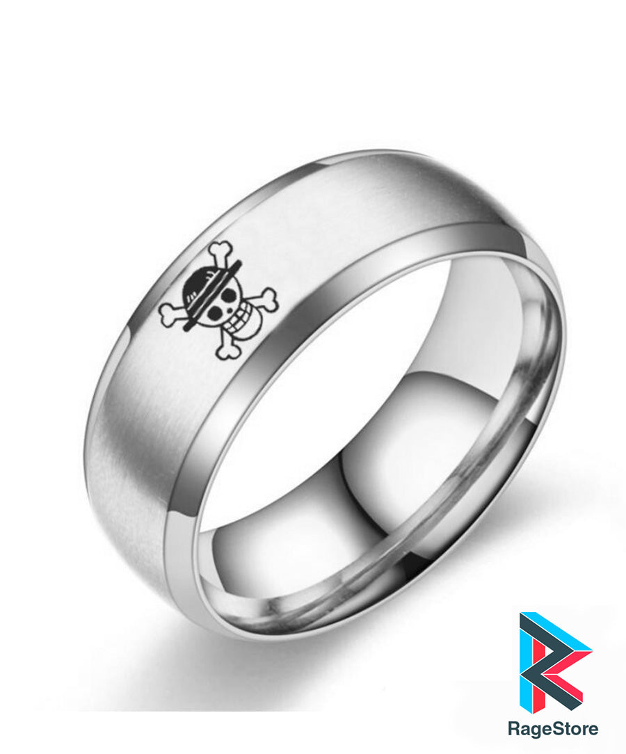 Anillo Luffy plateado - One Piece