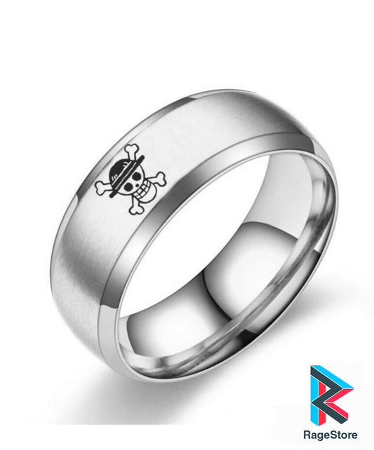 Anillo Luffy plateado - One Piece