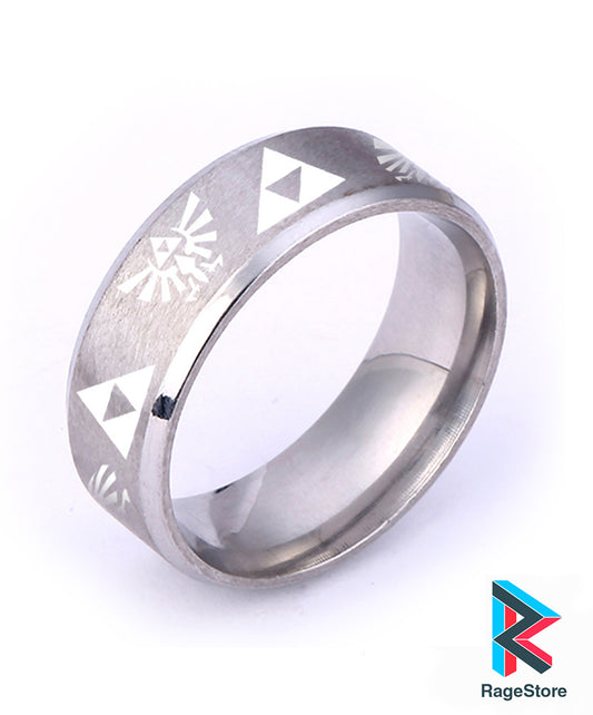 Anillo Trifuerza plateado - The Legend of Zelda