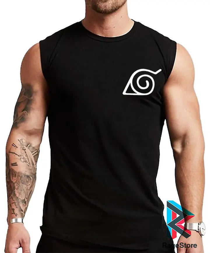 Camiseta logo Konoha (Algodón)