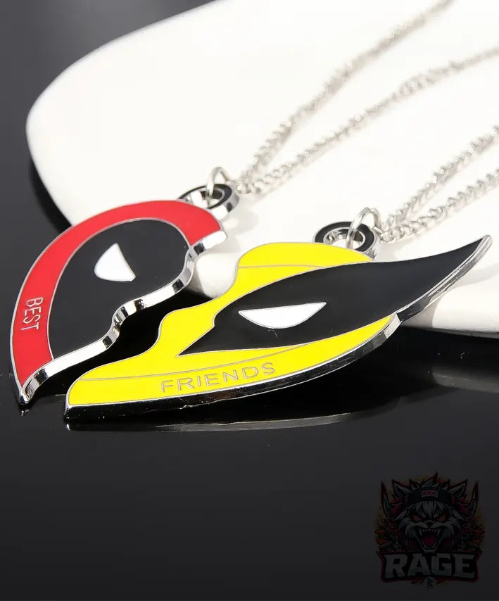 2x Collares Deadpool y Wolverine Best Friends