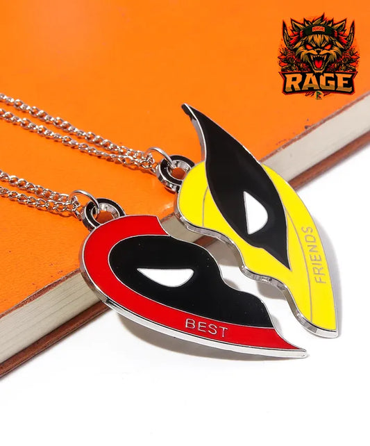 2x Collares Deadpool y Wolverine Best Friends