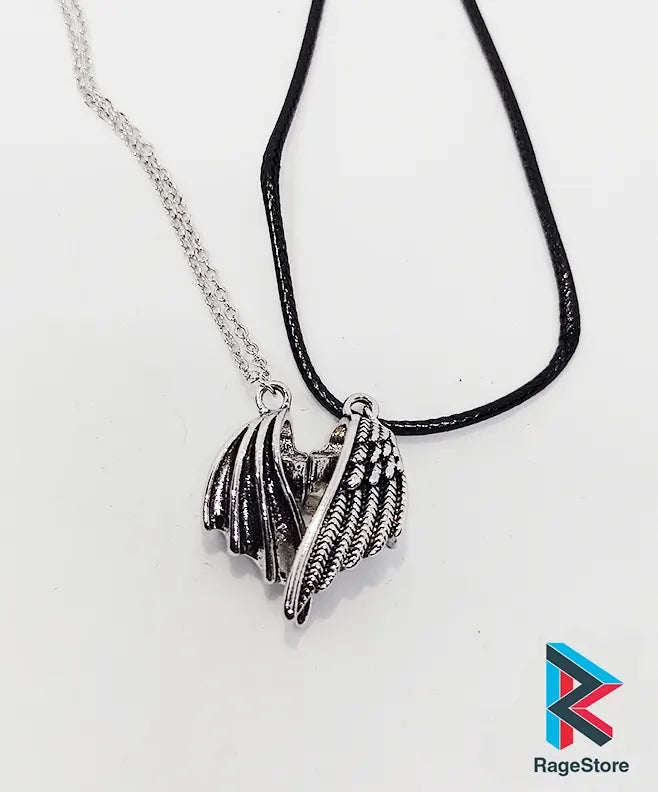 2x Collares de alas para parejas