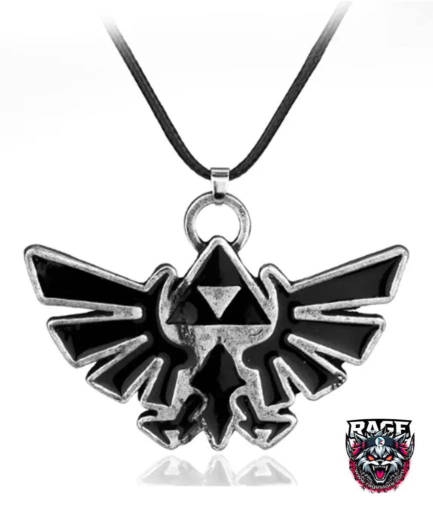 Collar Wingcrest TLOZ (plateado con negro)