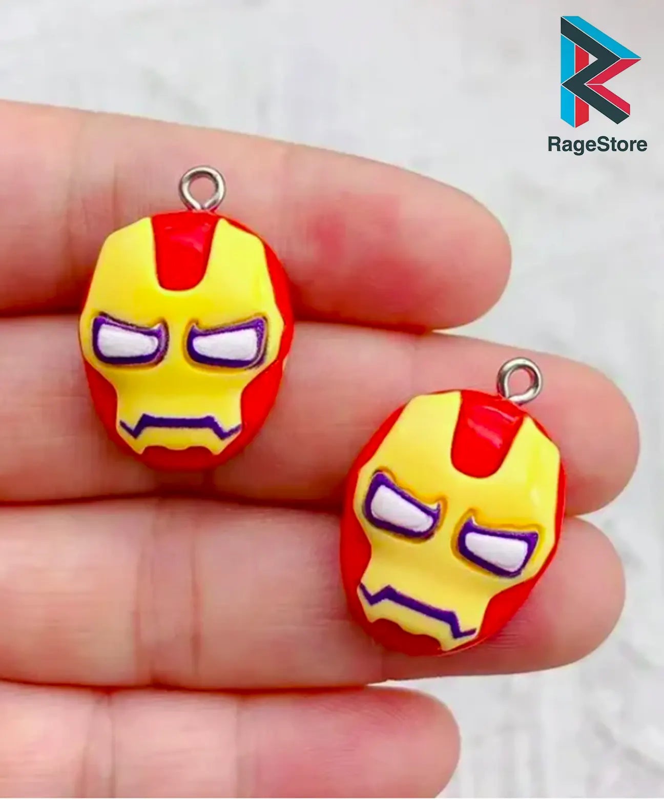 Dije cara de Iron Man – Rage store