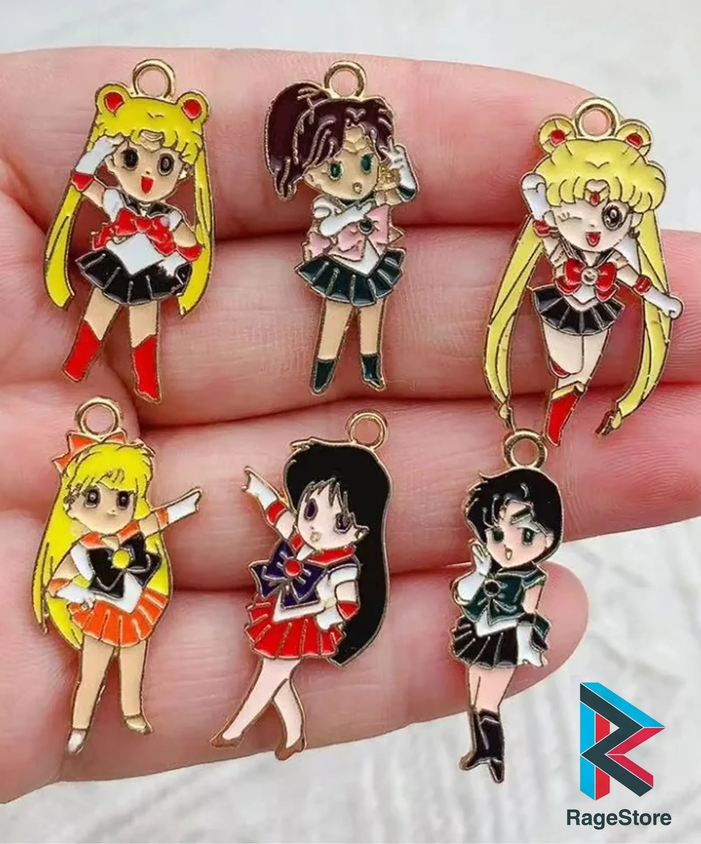 1x Dije de Sailor moon personajes