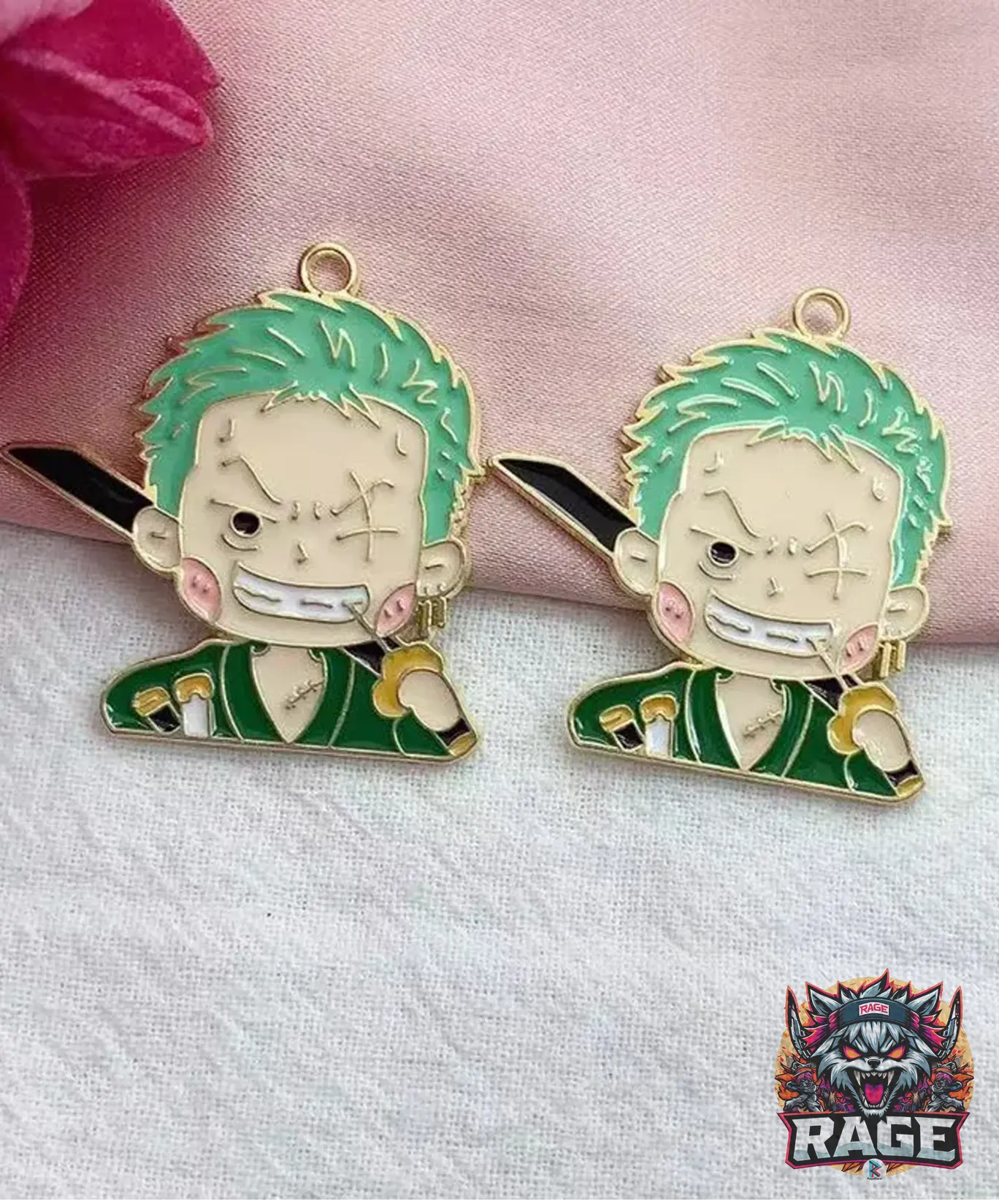 1x Dije de Zoro chibi - One Piece