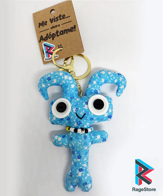 1x Fogly - Llavero Mascota de peluche (estilo al azar)