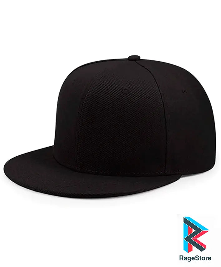 Gorra plana negra