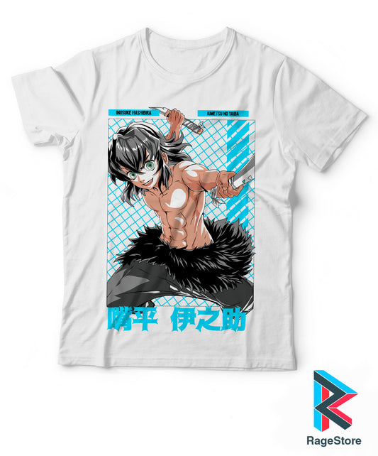 Inosuke sin máscara - Kimetsu no Yaiba (Playera o Blusa)