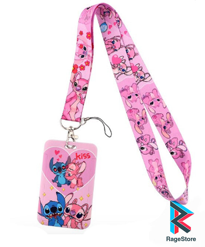 Lanyard Angel y Stitch