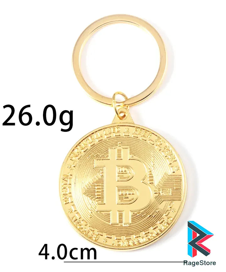 Llavero moneda Bitcoin