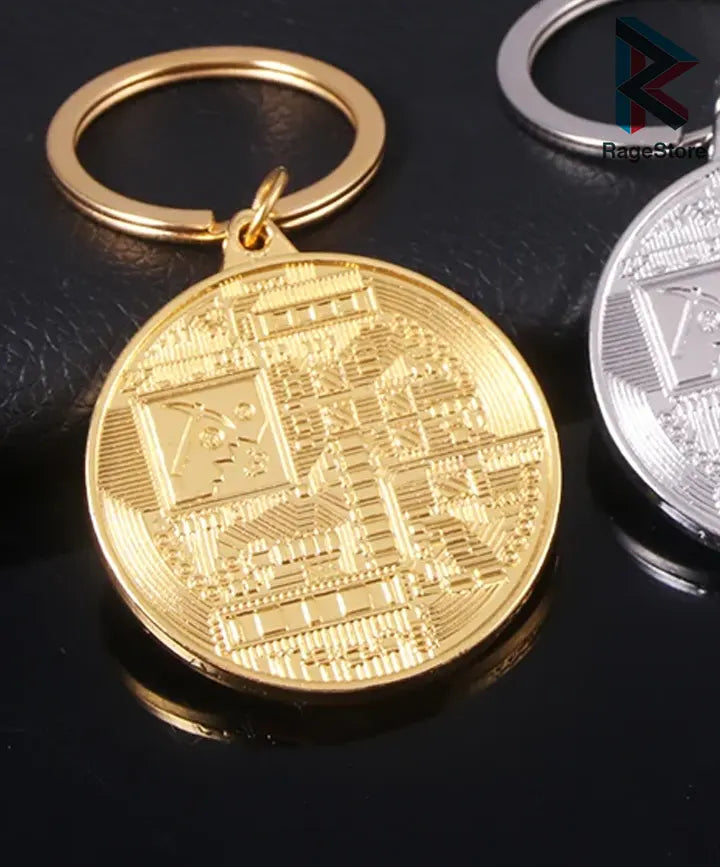 Llavero moneda Bitcoin